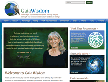 Tablet Screenshot of gaiawisdom.org